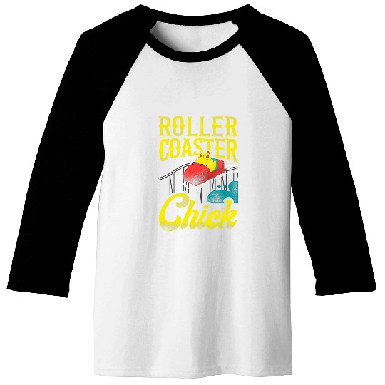 Chicken Pet Roller Coaster Girl Chicken vintages Roller Coaster Chick Baseball Tees