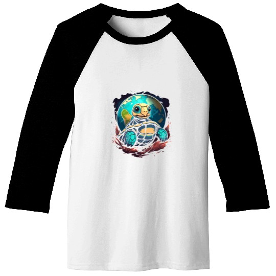 Turtle Pet Earth Day Baseball Tees