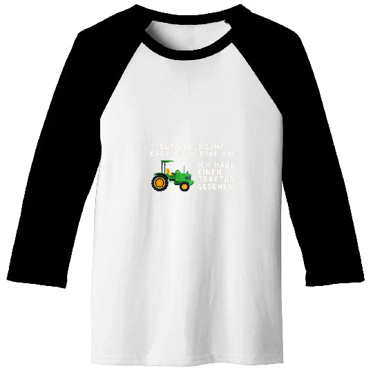 Tractor Fun for Children and Adults Funny Saying Baseball Tees