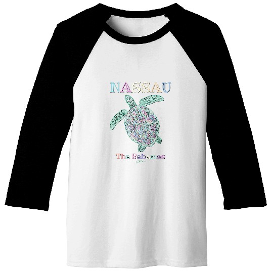 Turtle Pet Nassau The Bahamas Sea Baseball Tees