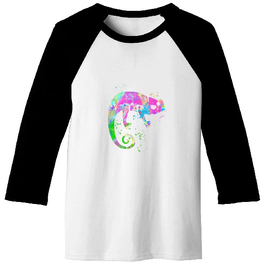 Chameleon Pet 2Paint Spat Lizard Love Chameleon Tee Baseball Tees