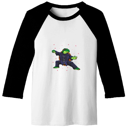 Turtle Pet Funny Tai Chi Turtle Martial Arts Yoga Baseball Tees