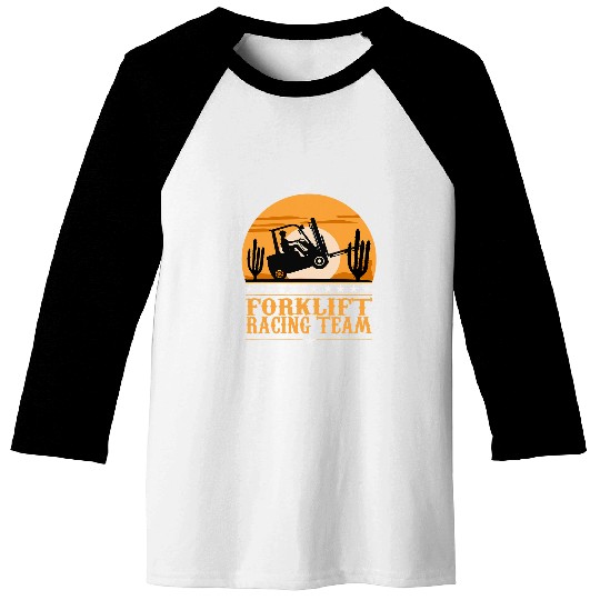 Forklift Fun racing team Forklift Driver Baseball Tees