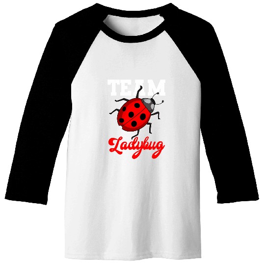 Entomologist Team Ladybug Scientist Entomology Insect Lover Baseball Tees