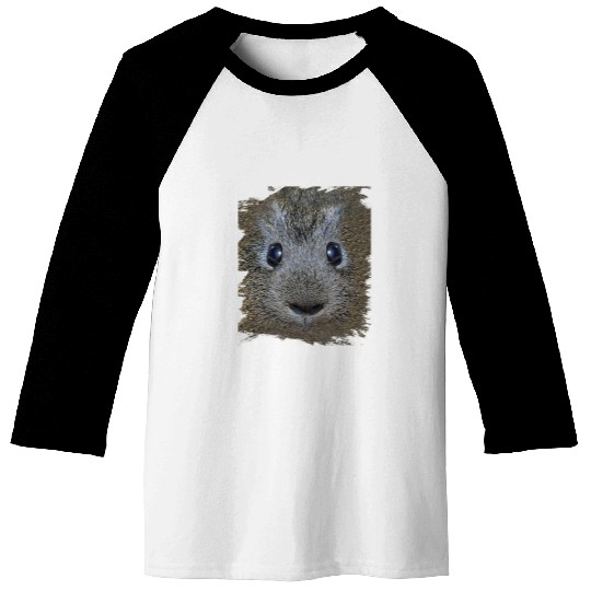Guinea Pig Pet Face Baseball Tees
