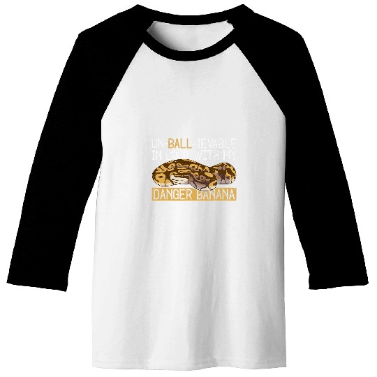 Python Pet Ball Python For Banana Ball Python Lover Baseball Tees