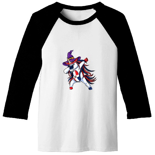 Unicorn Pet  Dominican Republic Unicorn Witch Baseball Tees