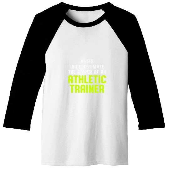 Athletic Trainer Gym Coachs Never Wellness Coaching Baseball Tees