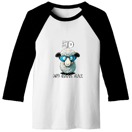 Sheep Pet Islamic Ramadan Eid Mubarak Gifts For Kids Baseball Tees