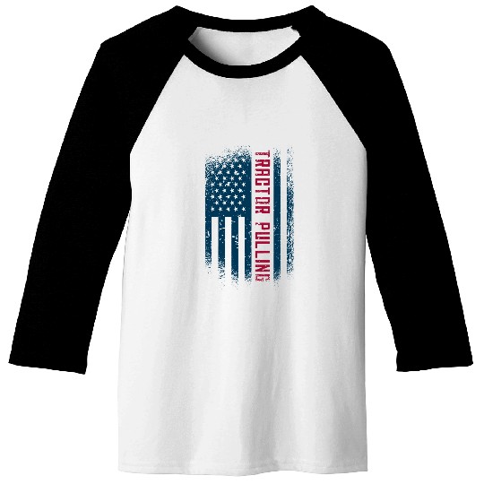 Tractor Fun driving Pulling USA International Truck Tractor Pulling Baseball Tees