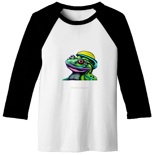 Frog Pet joking Frog Amphibia Baseball Tees