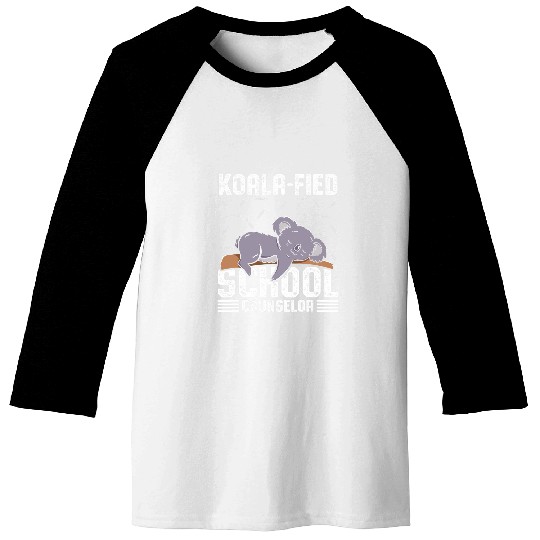 Koala Pet Mens KoalaFied School Counselor Student Advisor Consulting3 Baseball Tees