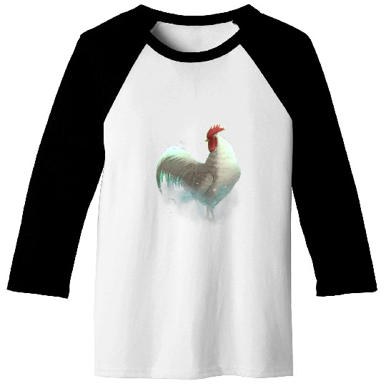 Chicken Pet Cosmic Galaxy Celestial Outer Space Astronomy Baseball Tees