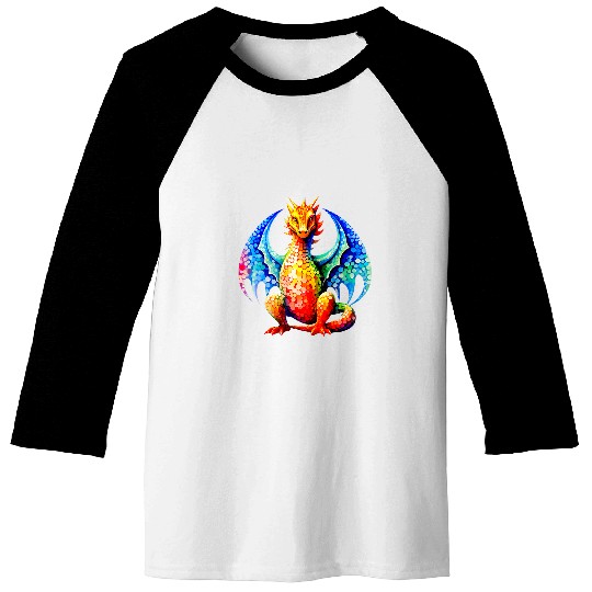 Dragon Pet Dot Day Dragon Lovers September Dot Day Art Design Baseball Tees
