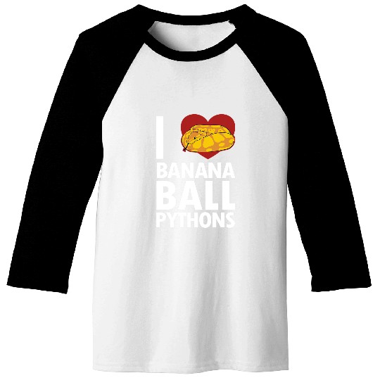 Python Pet I love Banana Ball Pythons Pythonidae Banana Ball Python 1 Baseball Tees