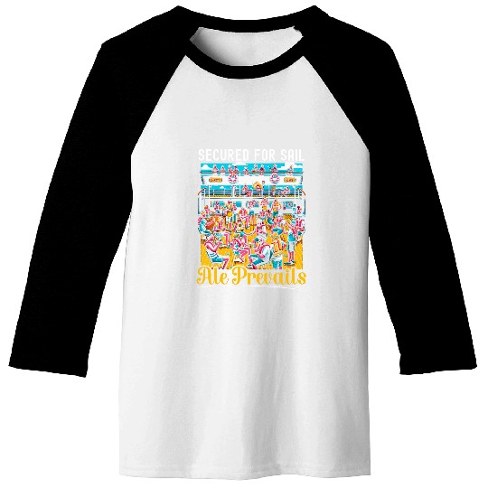 Beer Fun Muster Drill Alcohol Drinker Drinking Beer Cruise Ship 1 Baseball Tees