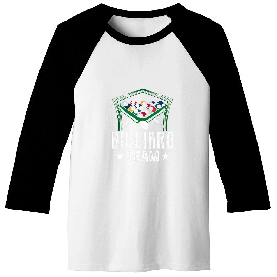 Sport Billiard Team Lover Player Pool Billard Baseball Tees