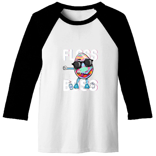 Easters Bunny Rabbit Boss Plus Size Easter Egg Baseball Tees