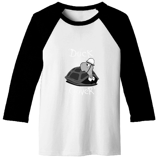 Duck Pet and Cover Bert the Turtle Baseball Tees