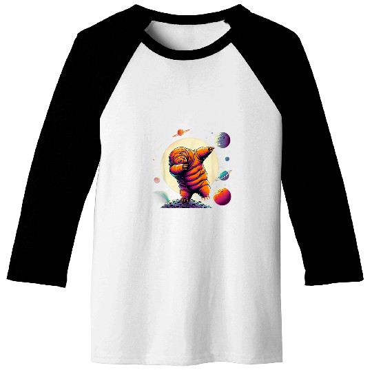 Bear Pet Tardigrade Water Bear Dabbings In Space Microbiology Science Baseball Tees