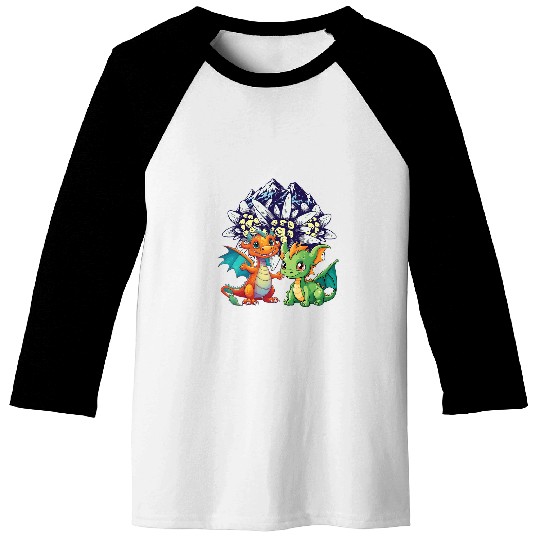 Dragon Pet Austria Switzerland Tyrol Dragon Child Mountains Baseball Tees