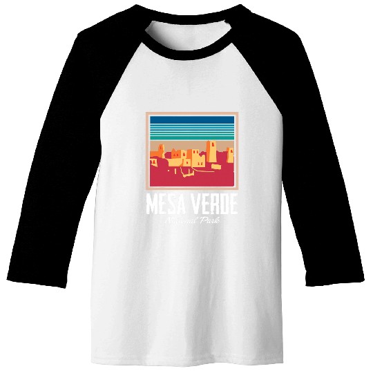 Archaeology City Mesa Verde National Park Hiking Baseball Tees