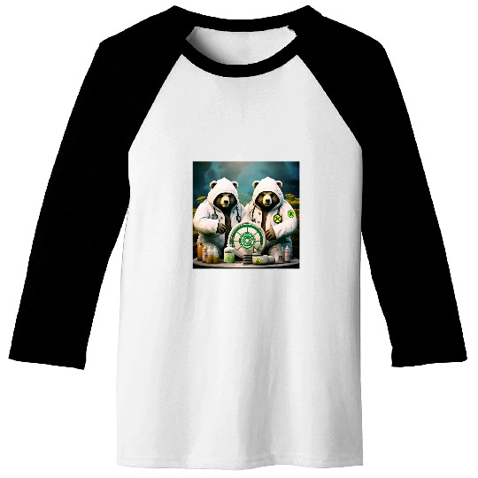 Bear Pet Bear Toxic Lovers Baseball Tees
