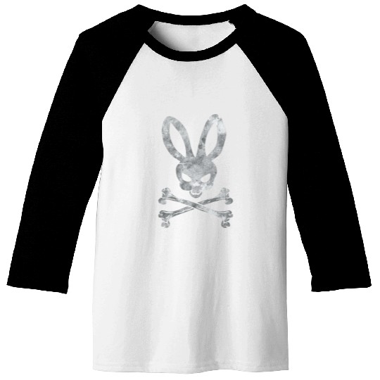 Funny Easter Bunny Skull Crossbones Egg Hunt Easter Day Baseball Tees