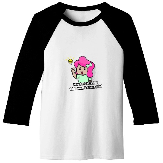 Coffee Fun Server Waitress Caffeine Baseball Tees