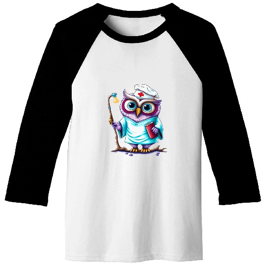 Owl Pet Night Bird Eagle Owl Barn Owl Wisdom Mouse 10 Baseball Tees