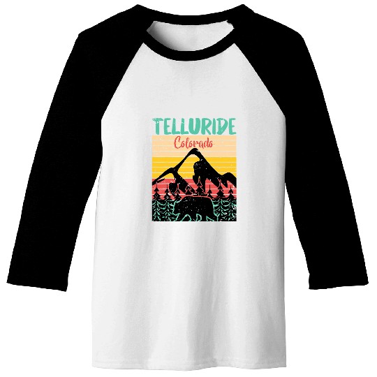 Bear Pet Telluride Mountain Colorado Mountains Bear Trails Baseball Tees
