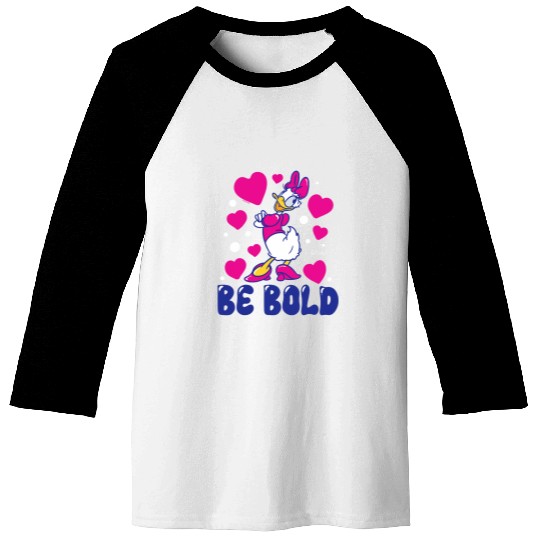 Duck Pet Daisy Duck Be Bold Hearts And Polka Dots Baseball Tees