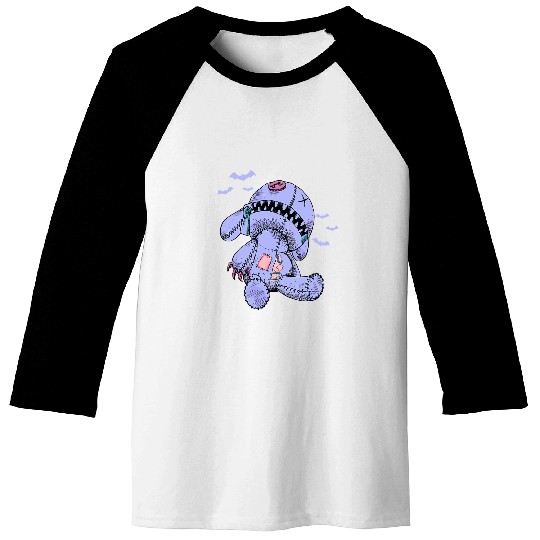Bear Pet Gothic Pastel Teddy Bear Creepy Voodoo Bat 57 Baseball Tees
