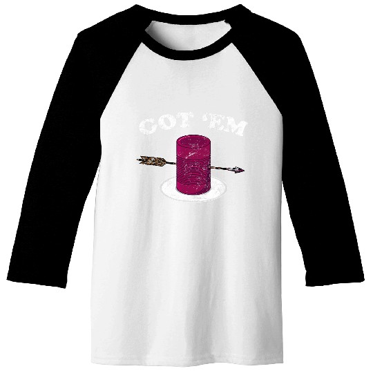 Got Em Funny Cranberry Sauce Bow Hunting Thanksgiving Baseball Tees