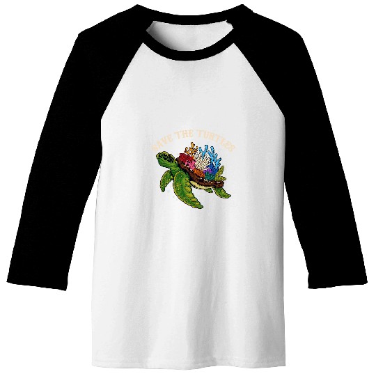 Turtle Pet Animal Graphic Sea Turtle Earth Day Decorations Baseball Tees