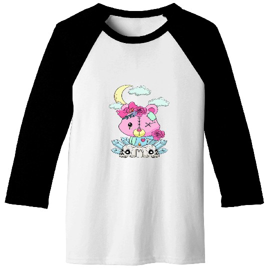 Bear Pet Gothic Pastel Teddy Bear 2 Baseball Tees