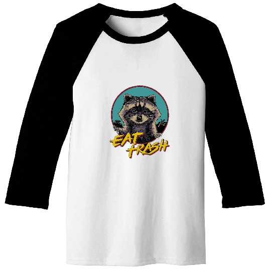 Raccoon Pet Eat Trash Trash Panda Bear Baseball Tees
