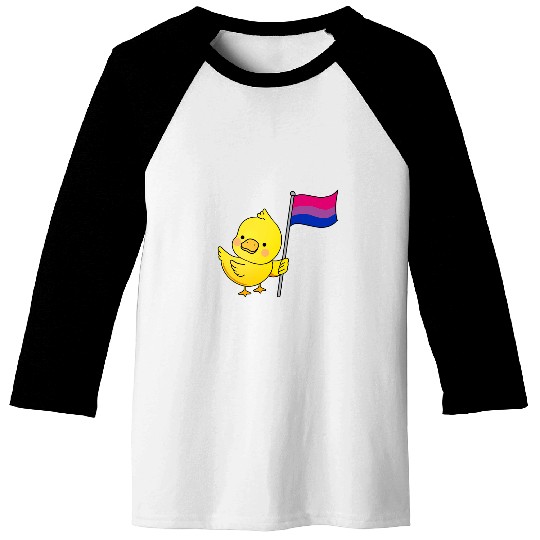 Duck Pet Bisexual Pride Duck Bisexual Baseball Tees