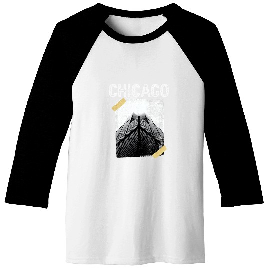 Illinois Chicago Architect Chi Town Baseball Tees