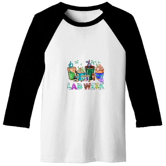 Coffee Fun Laboratory Coffee Cups Labtechnician Lab Week 0044 Baseball Tees