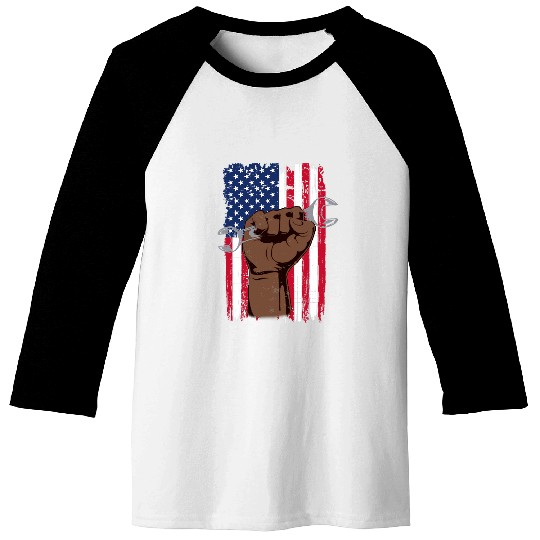 Proud Skilled black african american worker labor day Baseball Tees