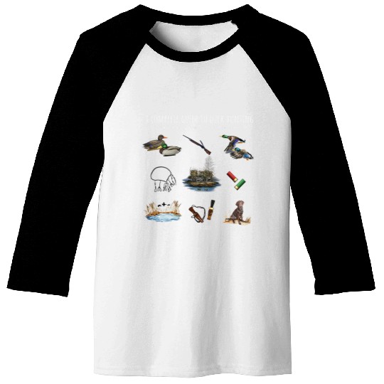 Ducks Hunting Guide Duck Lover Duck Guide Hunter Waterfowl Baseball Tees