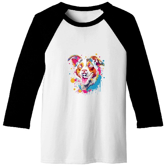 Jack Russell Terrier Dog Walking Pet Fan Baseball Tees