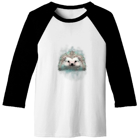 Hedgehog Pet Cosmic Galaxy Celestial Outer Space Astronomy Baseball Tees