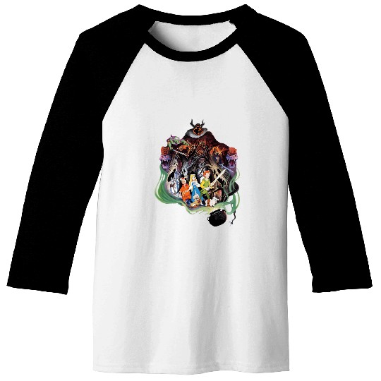 Black Cauldron 1985 Baseball Tees, Disney Princess Baseball Tees