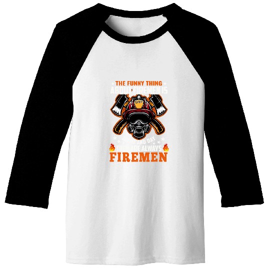 Firefighter Job Fireman Cool Graphics Firefighter Plus Size 281 Baseball Tees