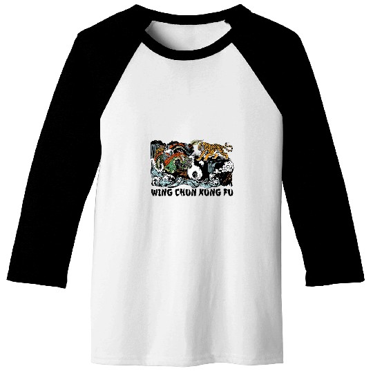 Dragon Pet Wing Chun ying yang tiger dragon Baseball Tees
