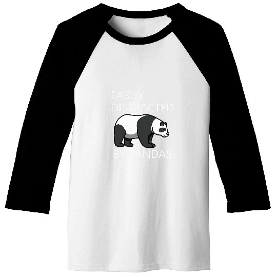 Panda Pet Distracted by Cute Pandas Wilderness Australia Baseball Tees