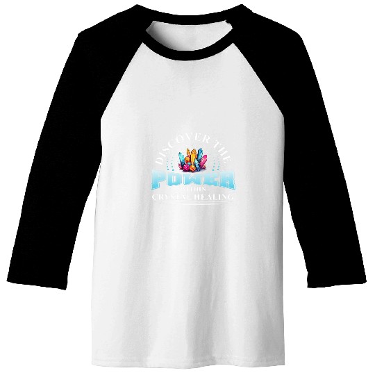 Spiritual Reiki Chakra Crystal Healing 2 Baseball Tees