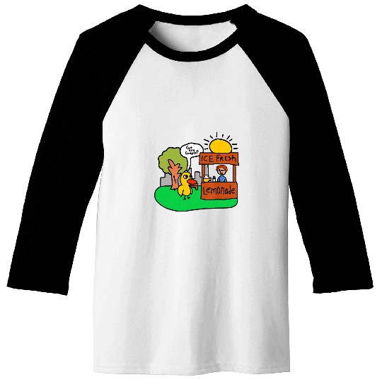 Duck Pet Ice Fresh Lemonade Got Any Grapes Duck Funny Baseball Tees